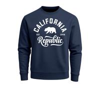 Schöner California Republic Herren Pullover Sweatshirt - California navy XL