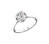 Schöner Damenring, Silber 925, mit Zirkonia Swarovski - Durchmesser ca. 7 mm 18,5 mm (58) SOKOLOV Jewelry