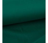 SCHÖNER LEBEN. Baumwollstoff Meterware Uni Dark Emerald smaragdgrün 1,45m Breite