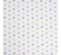 SCHÖNER LEBEN. Baumwollstoff Pfoten Tatzen Abdrücke weiß grün Töne 1,4m Breite