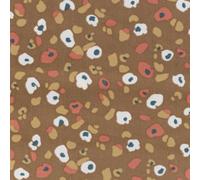 SCHÖNER LEBEN. Cord Stoff Babycord Baumwolle Lyad Leo ockerbraun orange 1,45m Breite