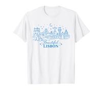 SCHÖNES LISSABON Portugal Preisgünstiges Grafik-T-Shirt, Herren, Weiß, XL