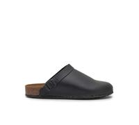 Scholl Cork Pro Clog, Schuhe für medizinische Fachkräfte Unisex-Erwachsene, Schwarz, 47 EU