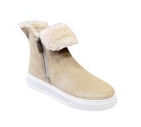 Scholl Damen Brooklyn Bootie Fur Sandale, beige, 36 EU