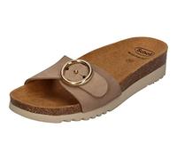 Scholl Damen Malibu' Mule Sandale, Taupe, 38 EU