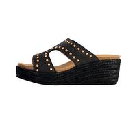 Scholl Damen Marbella Pantoletten Sandale, Schwarz, 37 EU