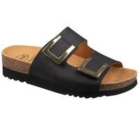 Scholl Damen Monterey 2 Straps Sandale, Schwarz, 41 EU