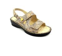 Scholl Damen Nevia Sandale, Beige Multi, 39 EU Weit