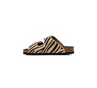 Scholl Damen Noelle Sandale, Zebra Beige Black, 38 EU