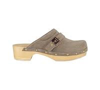 Scholl Damen Pescura Clog 50 Sandale, beige, 41 EU