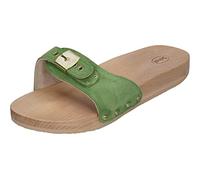 Scholl Damen Pescura Flat Sandale, grün, 36 EU