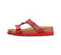 Scholl Damen Sandale Bogota Rot Multi Flip-Flop 38 EU Dk Red Multi