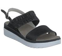 Scholl Damen Viareggio Elastic Sandale, Schwarz, 41 EU