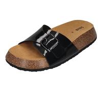 Scholl Damenschuhe Pantoletten Kathleen 24 - black, Größe:38 EU