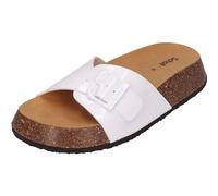 Scholl Damenschuhe Pantoletten Kathleen 24 - White, Größe:38 EU