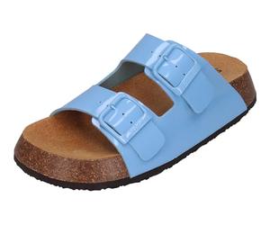 Scholl Damenschuhe Pantoletten Noelle 24 - Blue, Größe:39 EU