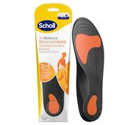 Scholl Einlegesohlen In-Balance, Schmerzlinderung bei Verspannungen im Lendenbereich, Hexenschuss, Größe L, Unisex.