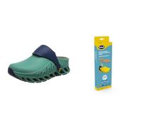 Scholl Evoflex Grün Antistatische Einlegesohlen mit Memory Cushion für Evoflex - Grün/Braun