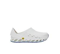 Scholl Evoflex - Professionelle Sanitärclogs für Herren und Damen, Ultraleicht, Komfortabel, Verstellbarem Riemen, Rutschfester Sohle, Herausnehmbarer Memory-Einlegesohle mit Antibakteriellem Futter