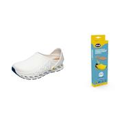 Scholl Evoflex Weiß Antistatische PRO-Einlegesohlen mit Memory Cushion für Evoflex - Weiß/Schwarz