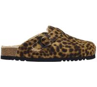 Scholl FAE New F Clog Yena (Animal Print) - Leder mit Felloptik Braun Gr. 39
