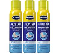 Scholl Fresh Step Geruchsstopp Schuhspray, mildes Fußdeo mit lang anhaltender Wirkung gegen unangenehme Gerüche, frische Schuhe, (1 x 150 ml) (Packung mit 3)