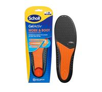 Scholl GelActiv Arbeits- & Stiefeleinlagen für Damen und Herren, ganztägiger Komfort bei der Arbeit, Stoßdämpfung und Komfortdämpfung mit GelWave-Technologie
