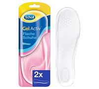Scholl GelActiv Einlegesohlen für flache, schmale Schuhe von 35-40.5, optimaler Halt und Komfort für flache, schmale Schuhe, 1 Paar