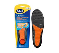 Scholl GelActiv Einlegesohlen und Arbeitsschuhe, Einlegesohlen mit dämpfender GelWave-Technologie, kontinuierliche Unterstützung für Menschen, die lange stehen, Größe 40-46,5