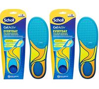 Scholl GelActiv Everyday Einlegesohlen für Männer, Den ganzen Tag komfortable Füße, Memory Foam-Dämpfung und GelWave-Technologie passen sich den Füßen an und bietet höchsten Komfort, Größe 40-46.5
