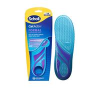 Scholl GelActiv Formale Schuheinlagen für Herren, Schlankes Design für den täglichen Gebrauch in smarten Schuhen, extra federnd mit GelWave-Technologie, Größe 40-47