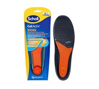 Scholl GelActiv Work Einlegesohlen für Frauen, ganztägiger Komfort bei der Arbeit, hält die Füße frisch und kühl, Stoßdämpfung und komfortable Polsterung mit GelWave-Technologie, Größe 36-40.5