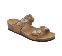 Scholl, Damen-Sandale mit doppeltem Klettband, Rosa, 39 EU