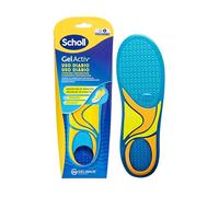 Scholl Herren GelActiv Einlegesohlen für Freizeitschuhe, bequeme Füße den ganzen Tag, mit Memory Foam Polsterung und GelWave Technologie, Größe 40-46,5