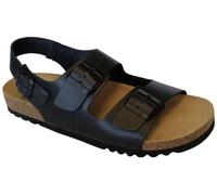 Scholl Herren Henri Sandale, Black, 43 EU