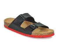 Scholl Herren Julien Sandale, Schwarz/Rot, 43 EU