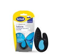 Scholl In-Balance Einlegesohlen, Schmerzlinderung, Fersenpolsterung, Fersenentzündung, Achillessehne, Größe L, Unisex.