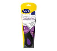 Scholl In-Balance Fußbett, Schmerzlinderung, Fußbett mit verstärktem Fußgewölbe und Unterstützung an der Ferse zur Schmerzlinderung, Größe S (37-39,5), 1 Paar, Herren und Damen