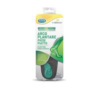 Scholl In-Balance Fußgewölbe, Schmerzlinderung, orthopädische Einlegesohlen, flache Füße, Einlegesohlen mit doppelschichtigem stoßdämpfendem Gel mit flexibler Unterstützung, Größe M (40-42), 1 Paar