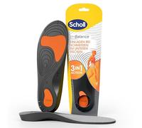 Scholl In-Balance orthopädische Einlegesohlen bei Schmerzen im unteren Rücken, Schmerzlinderung für den unteren Rücken, fördert die Fußgesundheit und das Wohlbefinden, Größe 42.5-45