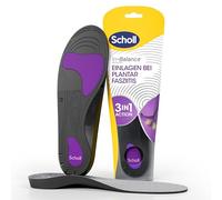 Scholl In-Balance Orthopädische Einlegesohlen für Damen & Herren - Fersensporn Schuheinlagen bei Fuß- und Fersenschmerzen, Fußgewölbestütze bei Plantarfasziitis, Plattfüßen und Überpronation, 37-39,5