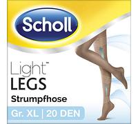 Scholl Light Legs Strumpfhose für ein leichtes Beingefühl, 20 DEN, hautfarben, XL, Anti-Laufmaschen-Technologie, 1 Paar