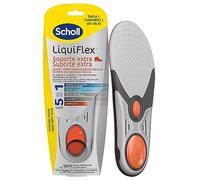 Scholl LiquiFlex Einlegesohlen, verstärkte Unterstützung, Herrenschuhe, Größe 41-46,5, mit Memory-Form und Fußgewölbeunterstützung, 1 Paar