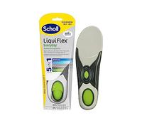 Scholl LiquiFlex Komforteinlegesohlen Everyday S, Einlegesohlen mit mehr Polsterung durch Memory Foam und Unterstützung des Fußgewölbes, 1 x 2 Stück