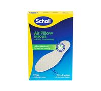Scholl Luftkissen-Einlegesohlen für ganztägige Dämpfung und Komfort - mit Airflow-Latex-Schaum, um die Füße zu atmen, weiche Schaumstoffschicht für täglichen Komfort, passend für Schuheinlagen, Größe