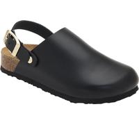 Scholl Mole Back Strap Sandale, Schwarz, 34 EU