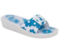 Scholl New Massage - Bequeme Damen-Sandalen mit Massage-Fußbett und Verstellbarem Riemen - Wasserfest für Haus, Meer, Pool und Fitnessstudio - Optimiertes Design für Ultimativen Komfort