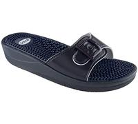 Scholl New Massage - Bequeme Damen-Sandalen mit Massage-Fußbett und Verstellbarem Riemen - Wasserfest für Haus, Meer, Pool und Fitnessstudio - Optimiertes Design für Ultimativen Komfort