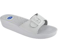 Scholl New Massage, Sandali Donna, Bianco, 39 EU