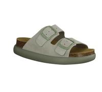 Scholl Noelle Chunky Sage (Hellgrün) - Pantolette - Damenschuhe Pantolette/Zehentrenner, Grün, leder